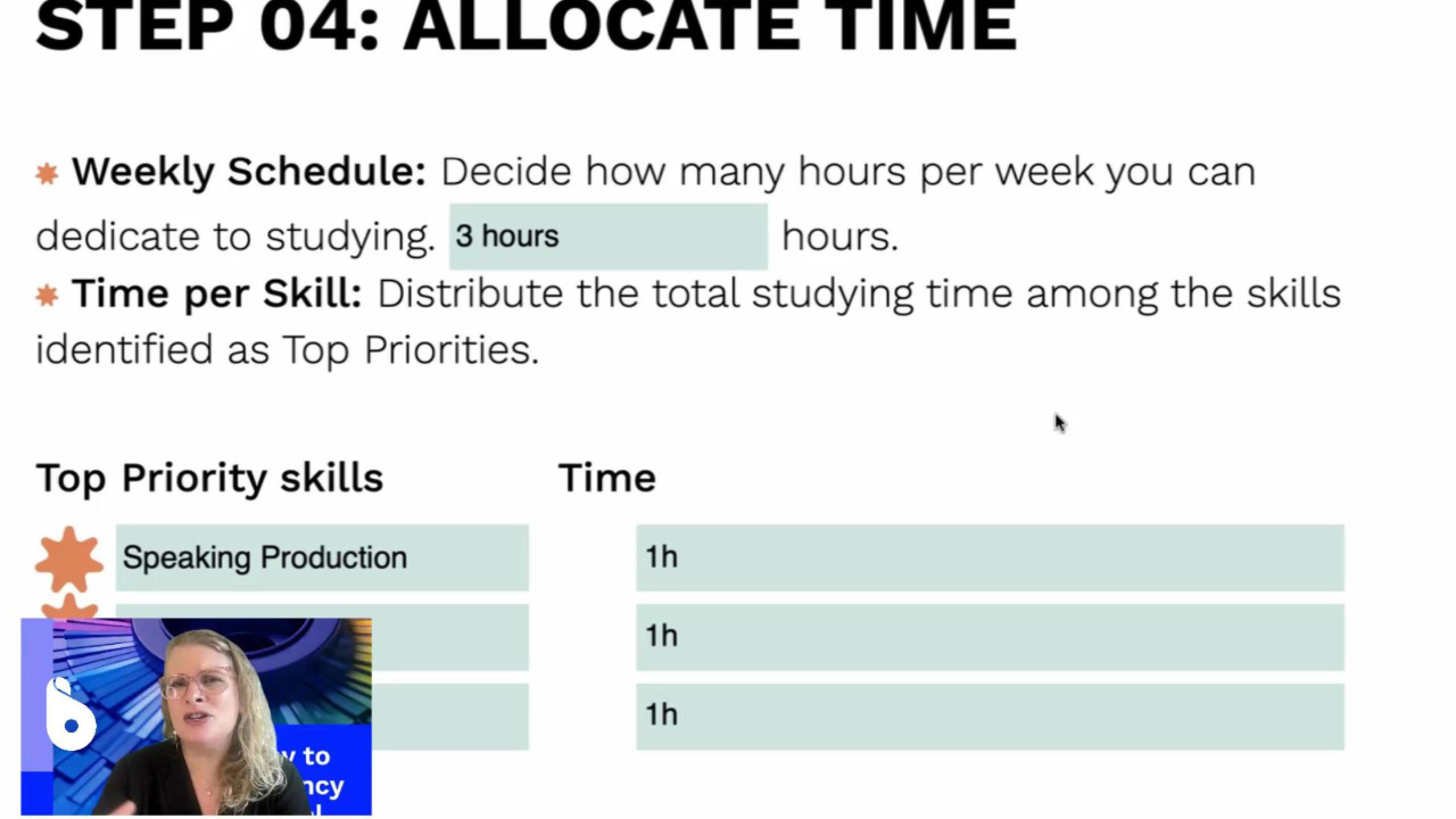 7 - Blua The way of fluency wheel - step 4